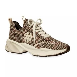 Tory Burch Good Luck Herringbone Trainers Sneakers tweed
